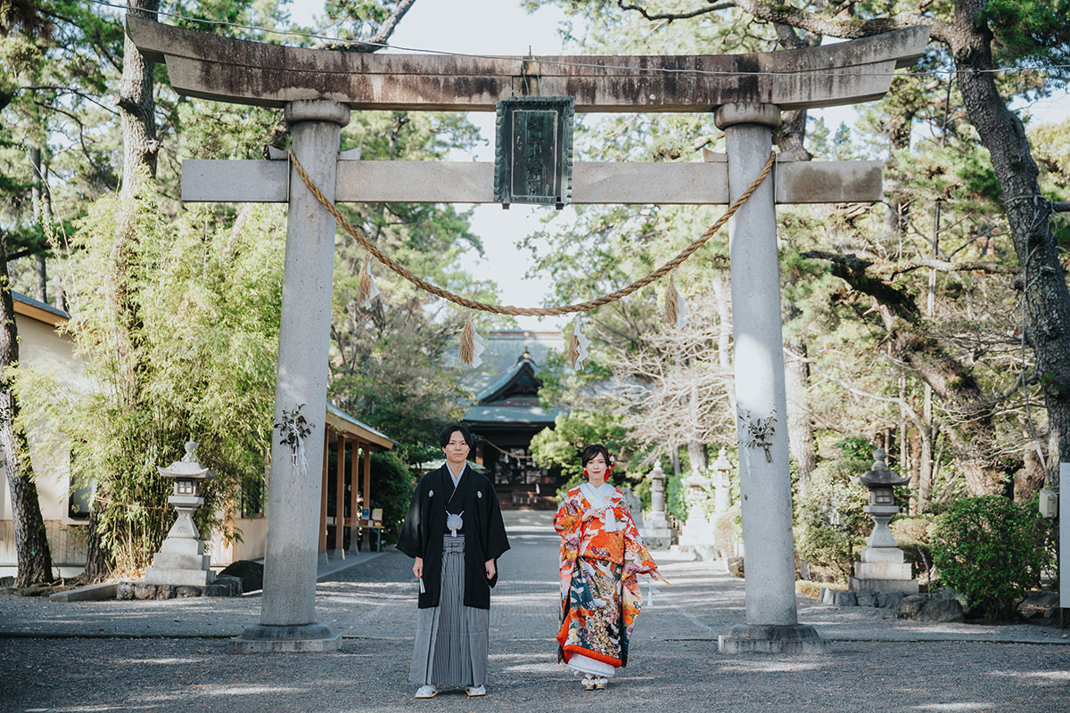 八幡宮フォトウェディング